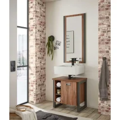 Waschplatz mit Spiegel fürs Bad - Forawas (zweiteilig)