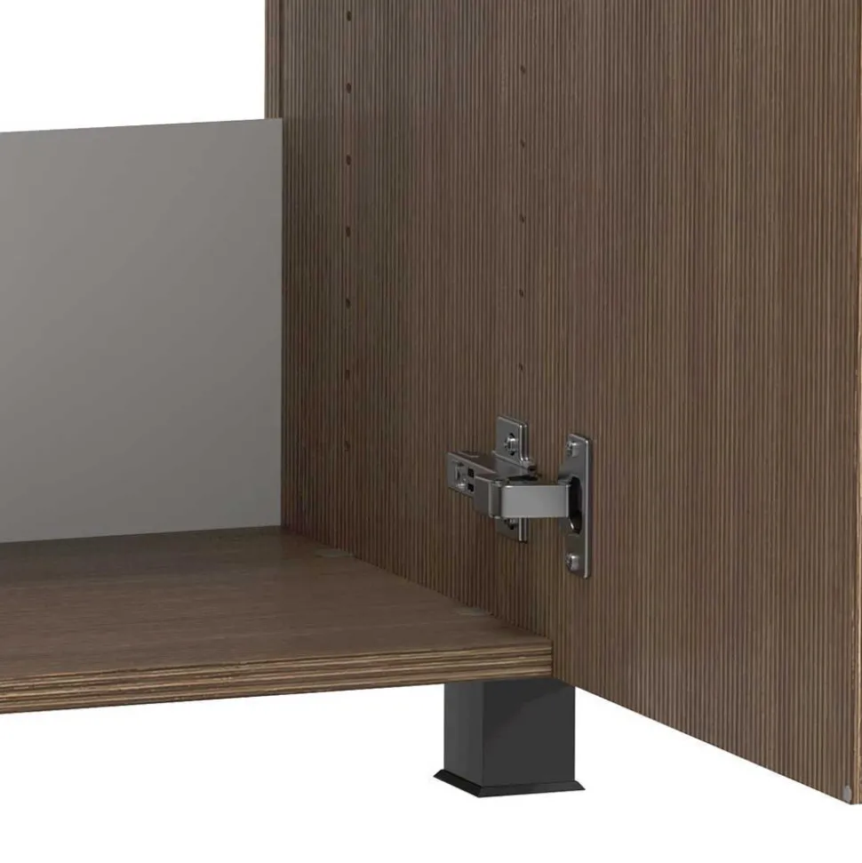 Waschplatz und Midischrank Set - Ucaida (dreiteilig)