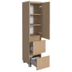 Waschplatz und Midischrank Set - Vibulam (dreiteilig)
