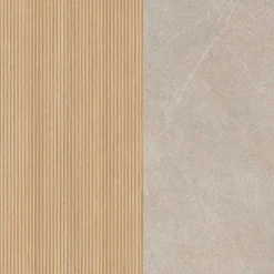 Waschplatz und Midischrank Set - Vibulam (dreiteilig)