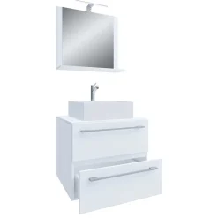 Waschplatz zum Aufhängen fürs Bad - Ipsum (zweiteilig)