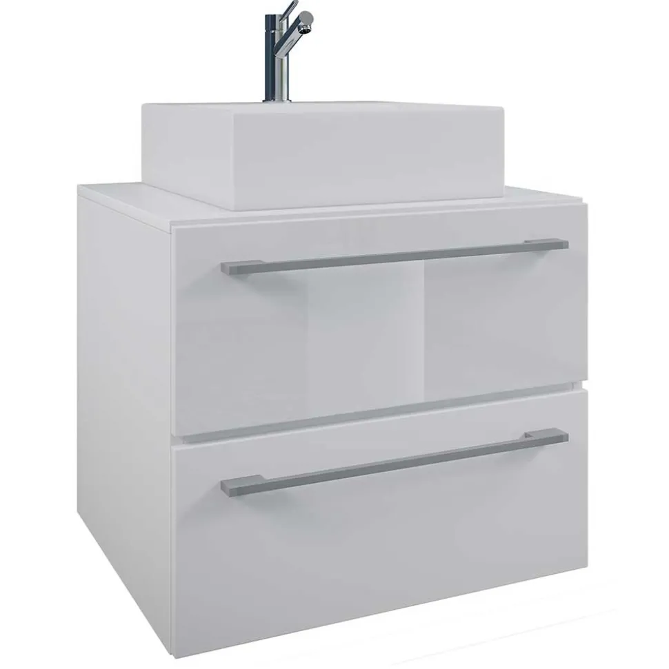 Waschplatz zum Aufhängen fürs Bad - Ipsum (zweiteilig)