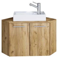 Waschtisch für die Ecke mit Aufsatzbecken - Lili