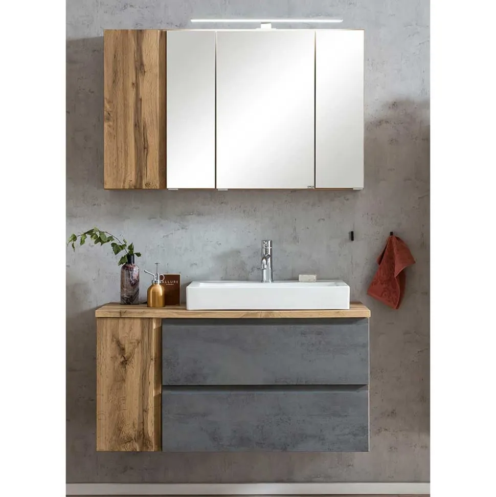 Waschtisch Kombination 105 cm breit - Mia (zweiteilig)