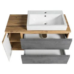 Waschtisch Kombination 105 cm breit - Mia (zweiteilig)