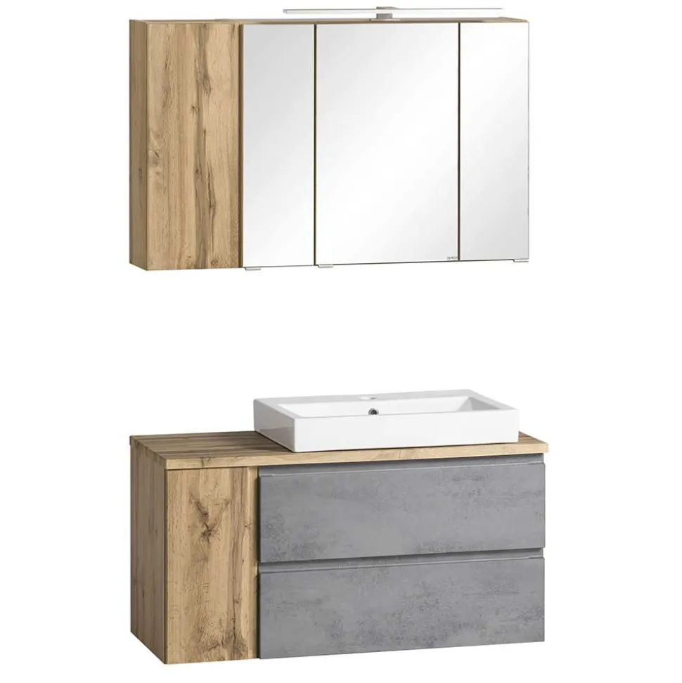 Waschtisch Kombination 105 cm breit - Mia (zweiteilig)