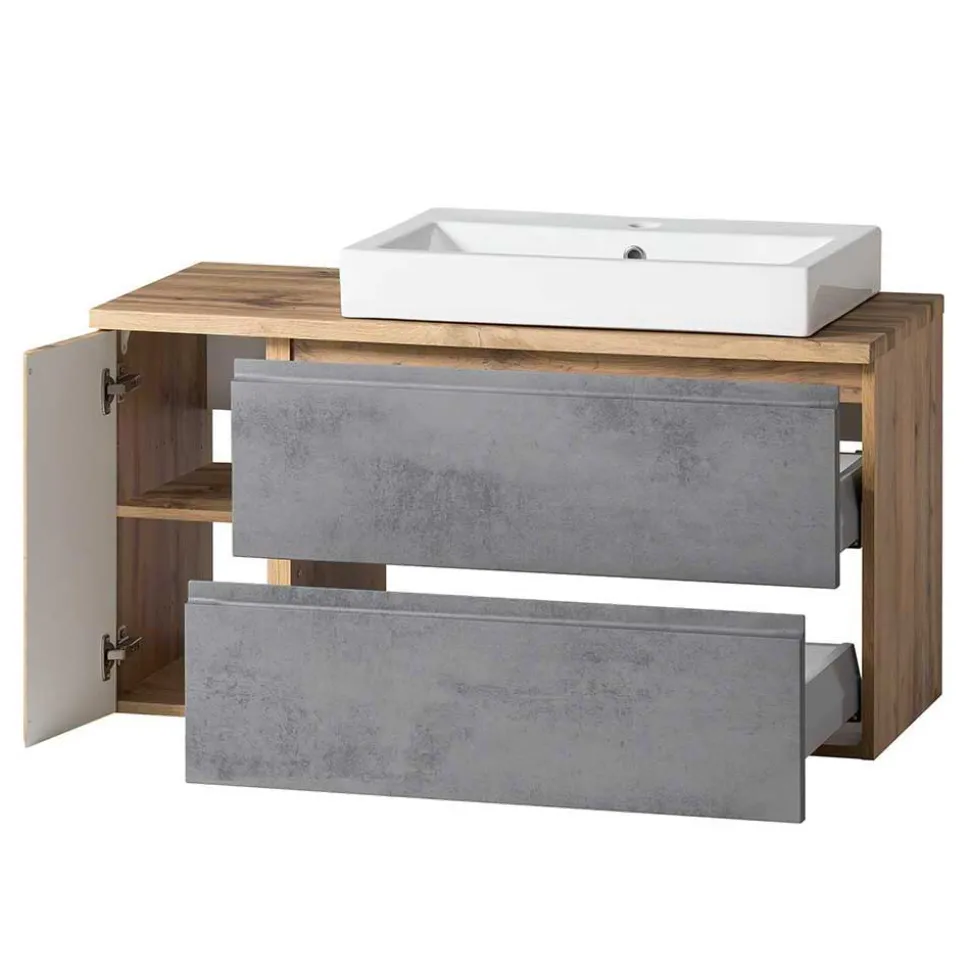 Waschtisch Kombination 105 cm breit - Mia (zweiteilig)
