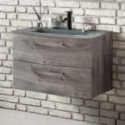 Waschtisch Kommode für Wandmontage - Svegaria