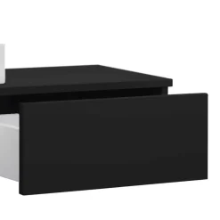 Waschtisch mit Aufsatzbecken in Schwarz - Balisca