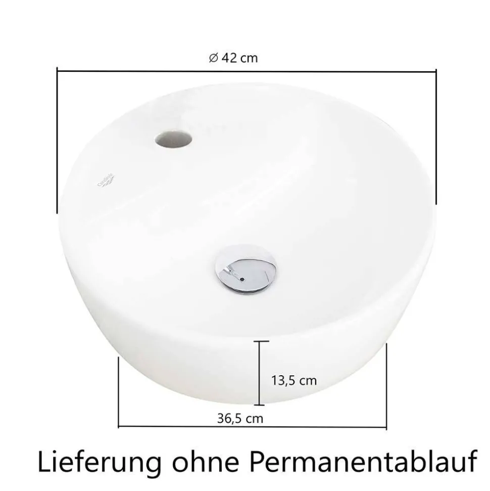 Waschtisch mit einem Aufsatz-Waschbecken - Leitha