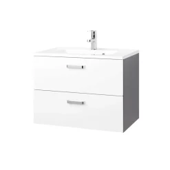 Waschtisch Tiamos in Weiß Hochglanz