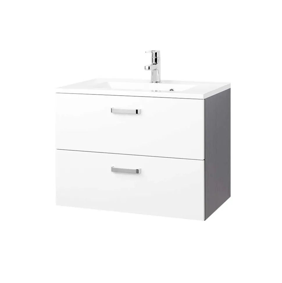 Waschtisch Tiamos in Weiß Hochglanz