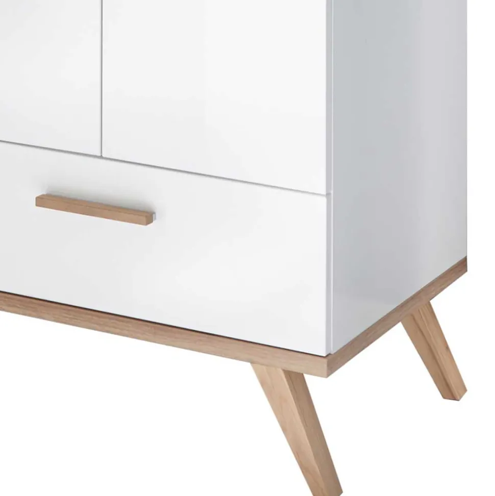 Waschtisch und Spiegel Set - Timur (zweiteilig)