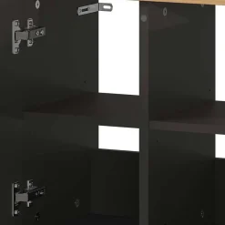 Waschtisch Unterschrank in Dunkelgrau - Lucrino