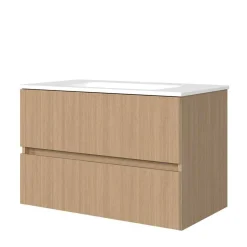 Waschtischkonsole mit Einlasswaschbecken - Vibulam