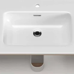 Waschtischkonsole mit Einlasswaschbecken - Vibulam