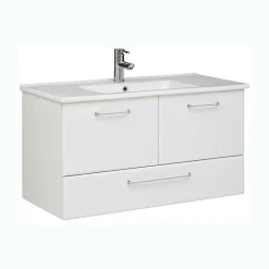 Waschtisch-Konsole mit Keramikbecken - Estateas