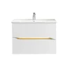 Waschtischkonsole mit LED Licht - Zenata