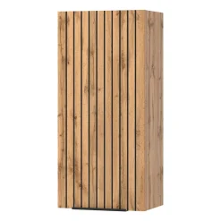 Waschtischkonsole mit Oberschrank Set - Crystoga (dreiteilig)