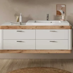 Waschtischkonsole mit Waschbecken und Handttuchhalter - Hihat