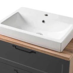 Waschtischkonsole und Spiegelschrank Set - Novelya (zweiteilig)