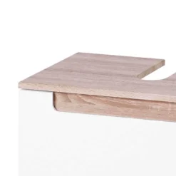 Waschtischunterschrank Tymos in Weiß Hochglanz