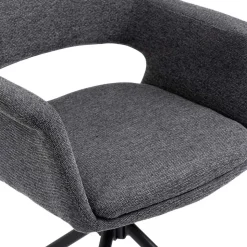 Webstoff Tischsessel drehbar - Lameiro (2er Set)