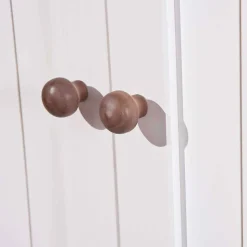 Weiß Brauner Buffetschrank aus Kiefernholz - Vatina