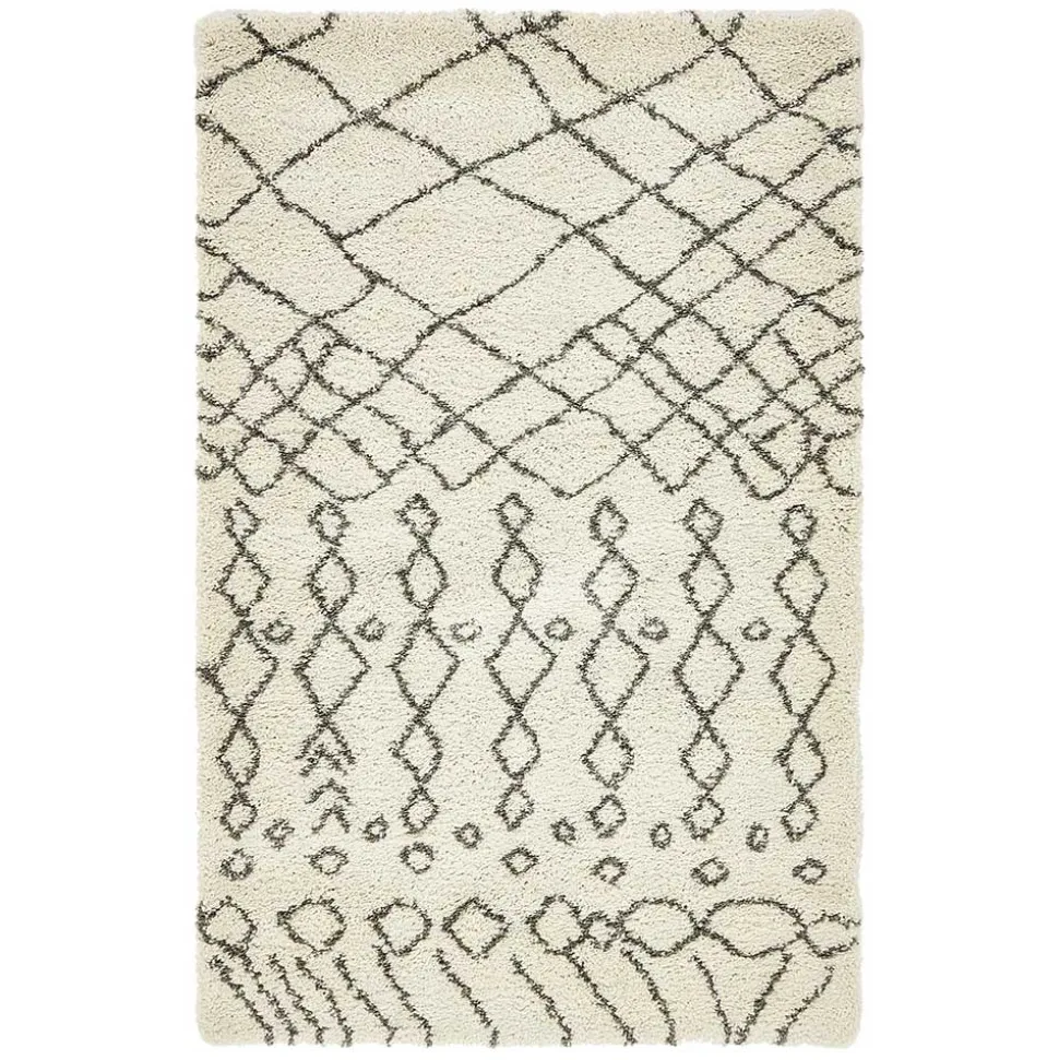 Weicher Hochflor Läufer Teppich gemustert - Zyrafete