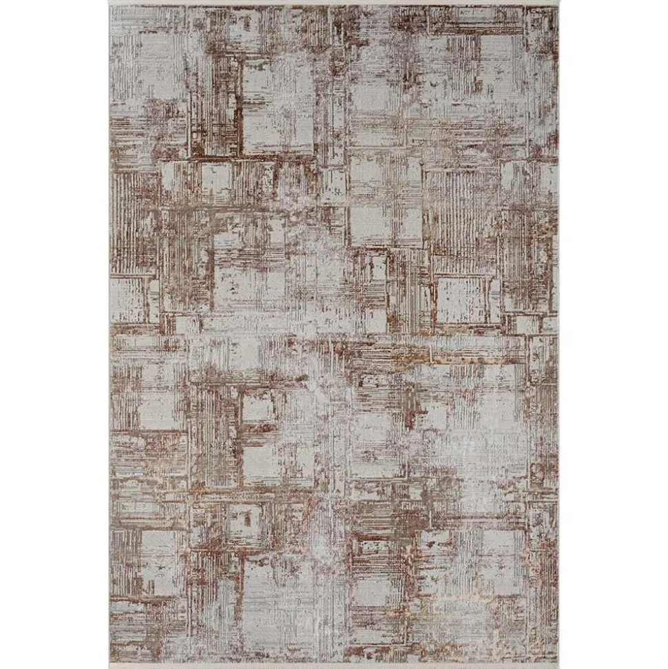 Weicher Kurzflor Teppich mit Vintage Optik - Stick