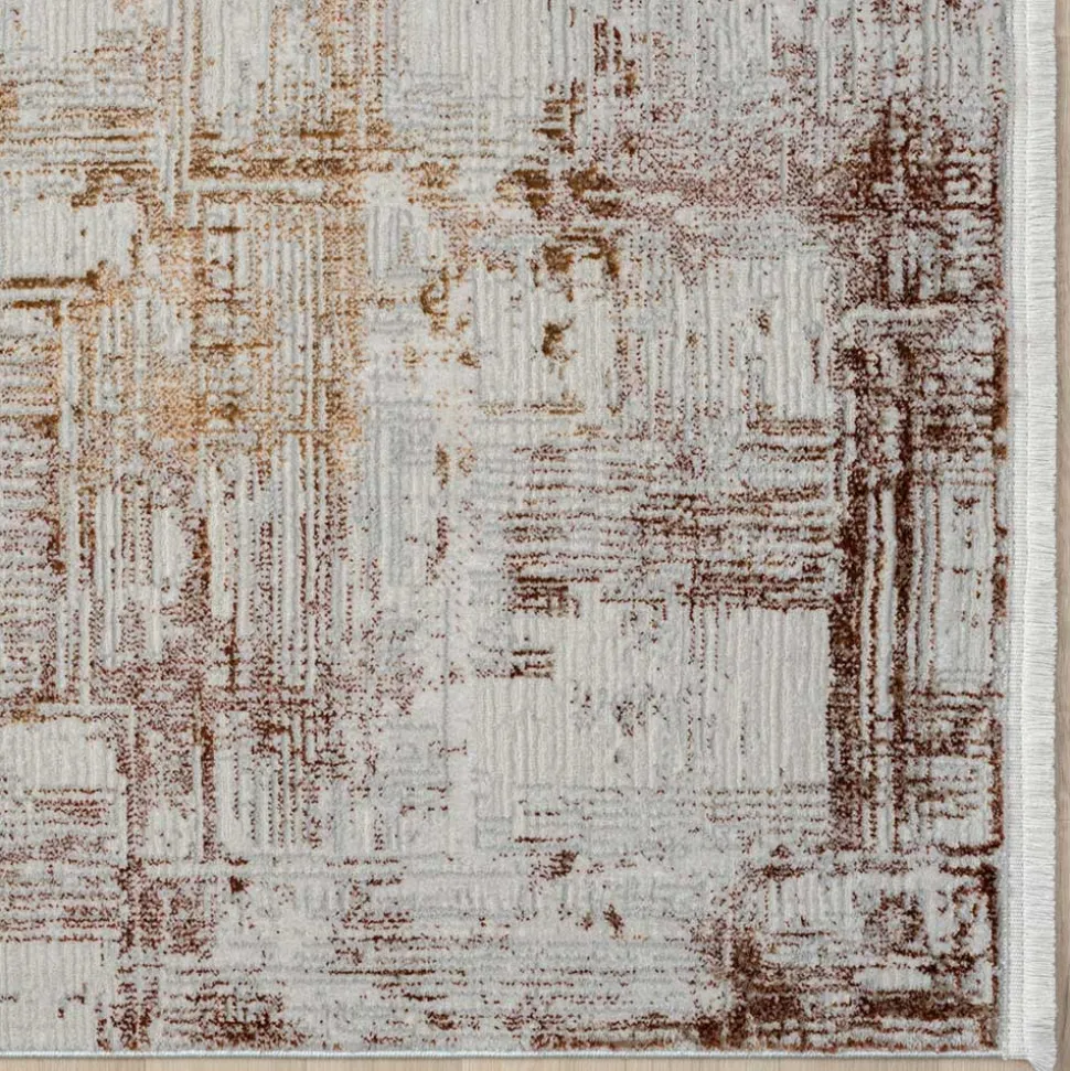 Weicher Kurzflor Teppich mit Vintage Optik - Stick