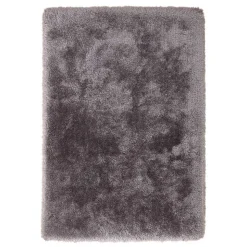 Weicher Teppich in Silbergrau - Berto