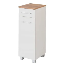 Weiße Badezimmermöbel Einrichtung - Lasdias (fünfteilig)