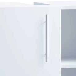 Weiße Badmöbel Kombination Set - Sua (vierteilig)