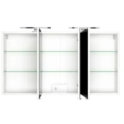 Weiße Doppelwaschplatz Kombi - Vandan (zweiteilig)