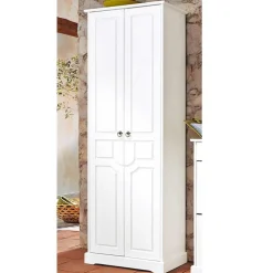 Weiße Flurmöbel im Landhausstil - Vesrav (dreiteilig)