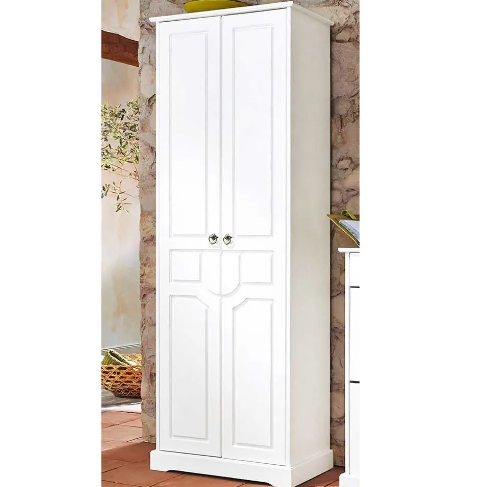 Weiße Flurmöbel im Landhausstil - Vesrav (dreiteilig)