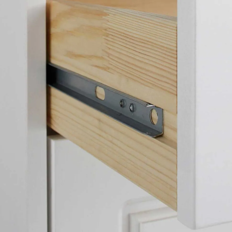 Weiße Flurmöbel im Landhausstil - Vesrav (dreiteilig)