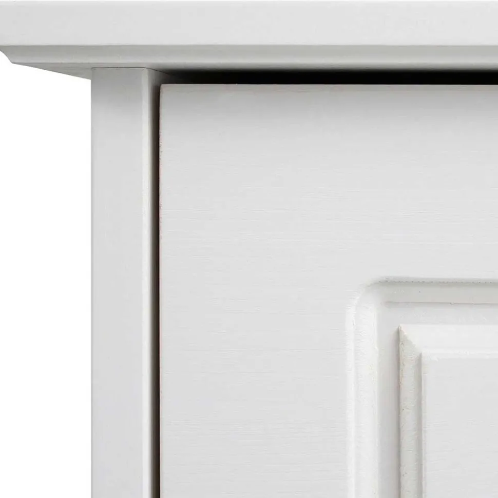 Weiße Flurmöbel im Landhausstil - Vesrav (dreiteilig)