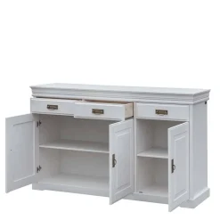 Weiße Kombi-Kommode im Landhausstil - Presto