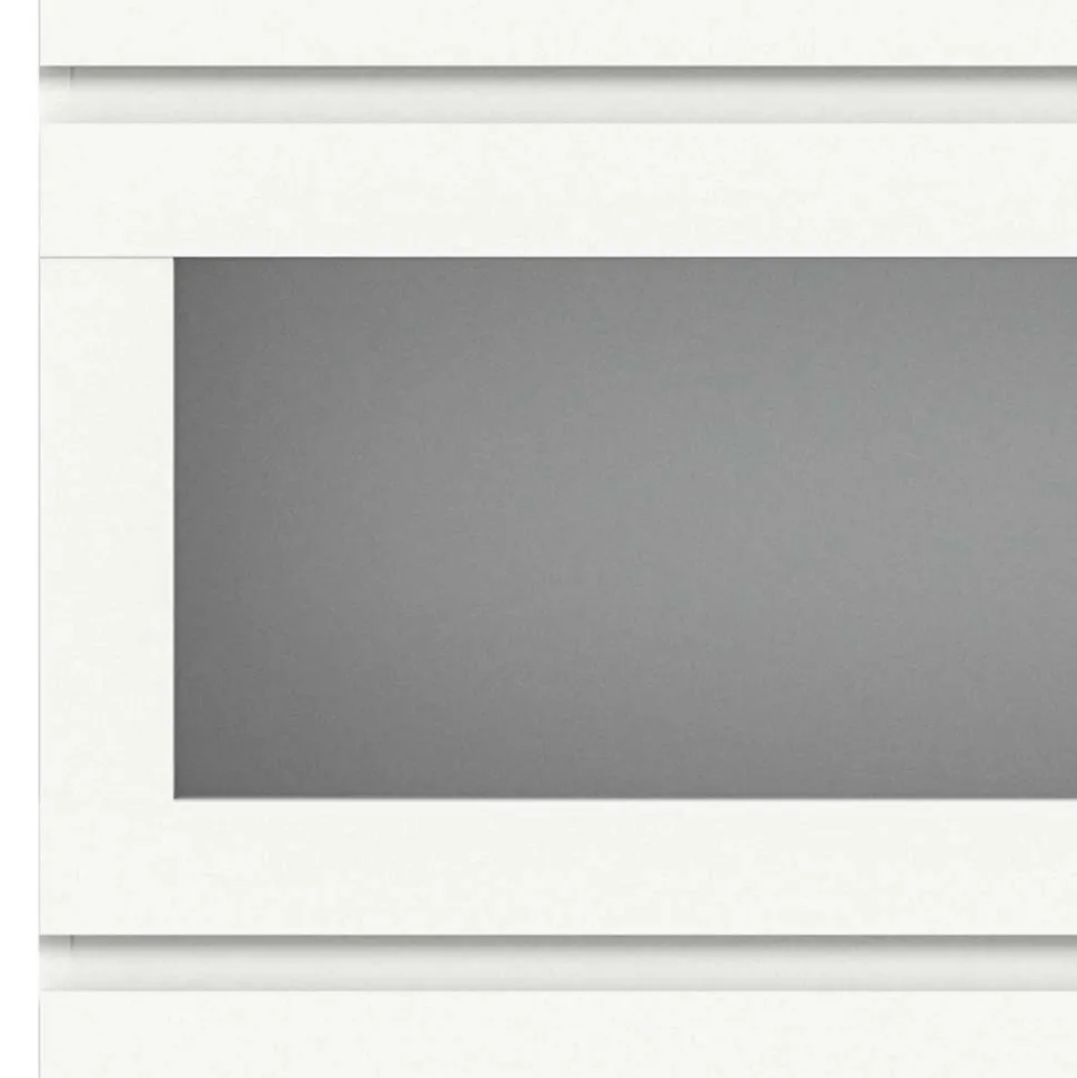 Weiße Schuhkommode mit Schublade & Schuhklappe - Dany