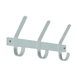 Weiße Stahl Garderobe für Wandmontage - Remania