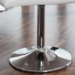 Weiße Stühle drehbar - Basel (4er Set)