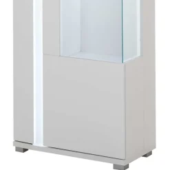 Weiße TV Anbauwand Möbelset - Tirol (vierteilig)