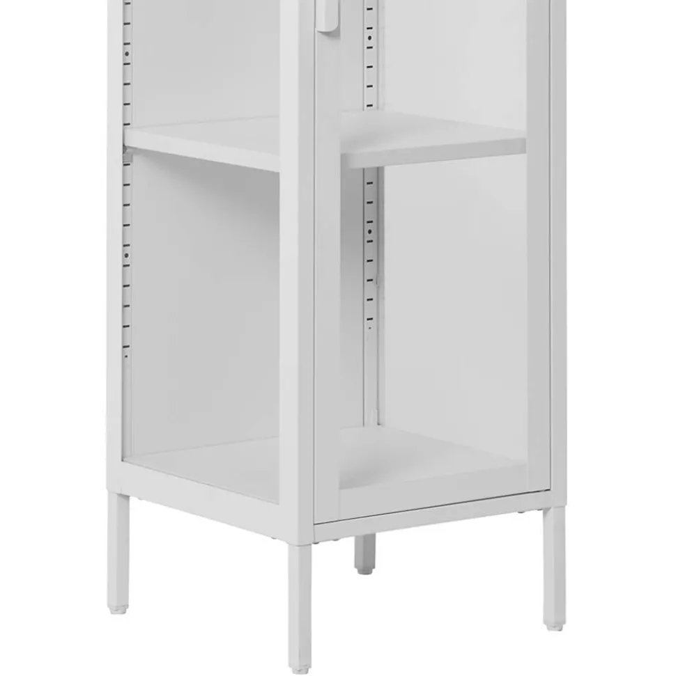 Weiße Vitrine aus Stahl - Sancrez