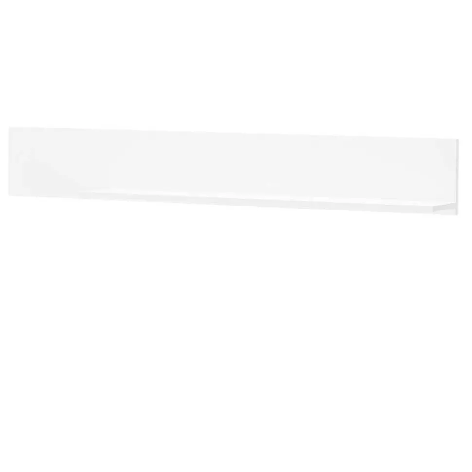 Weiße Wohnzimmerschränke & Wandboard im Set - Dualkos (vierteilig)