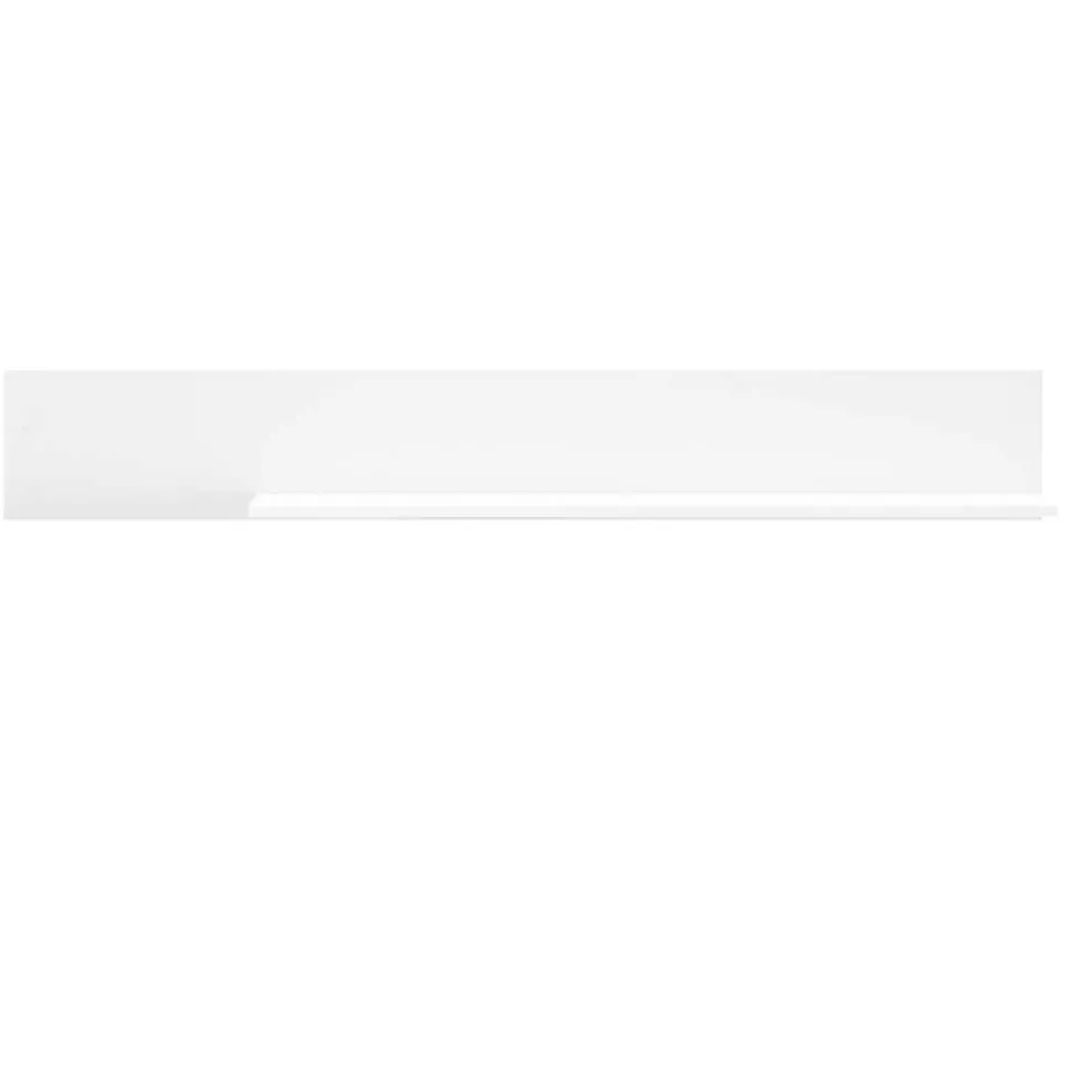 Weiße Wohnzimmerschränke & Wandboard im Set - Dualkos (vierteilig)