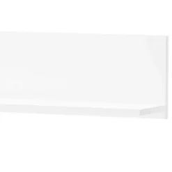 Weiße Wohnzimmerschränke & Wandboard im Set - Dualkos (vierteilig)