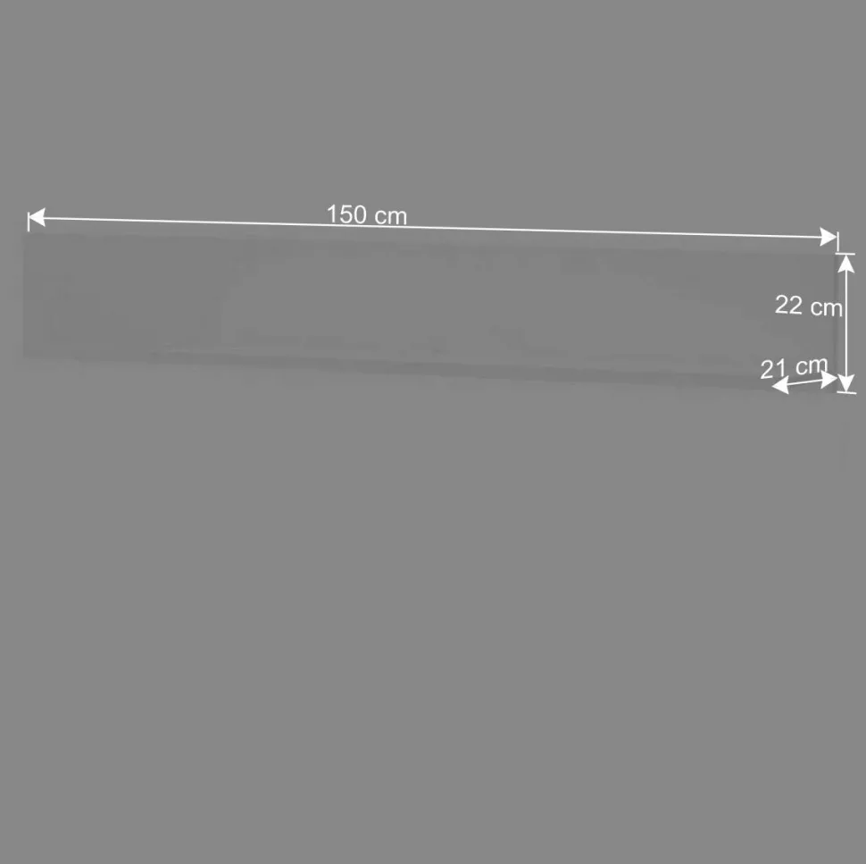 Weiße Wohnzimmerschränke & Wandboard im Set - Dualkos (vierteilig)
