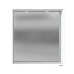 Weißer Badspiegel mit Ablage & LED - Enwicos